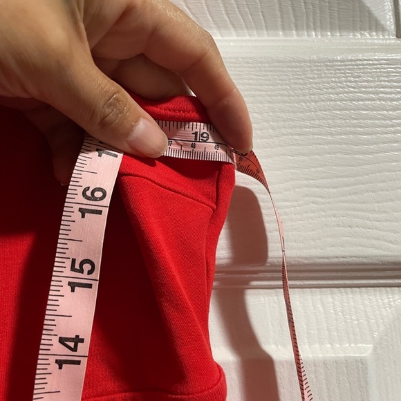 New York & Company Vibrant Red shorts jumper - Picture 8 of 12